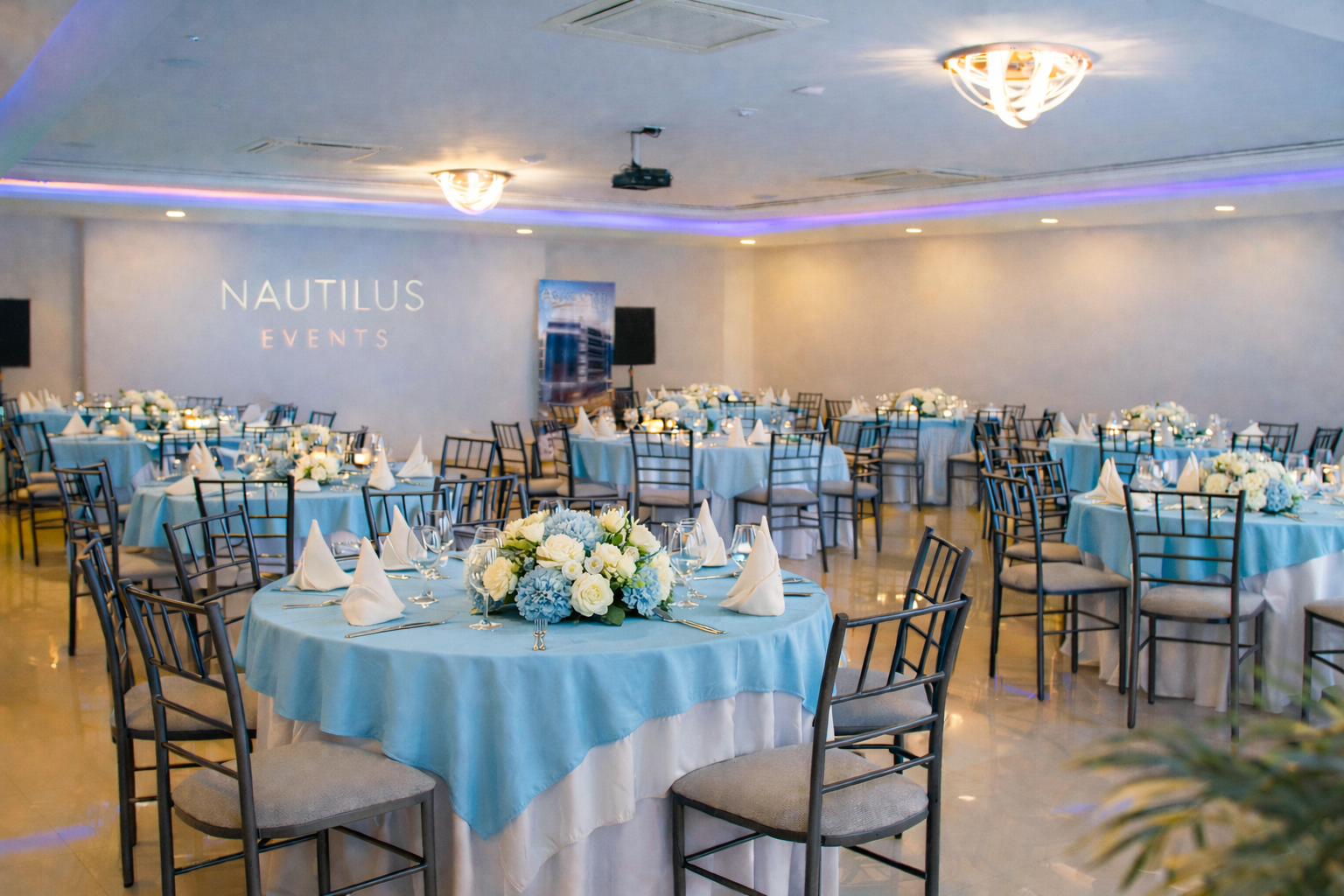 Salón para celebraciones en Navío Hotel Manta