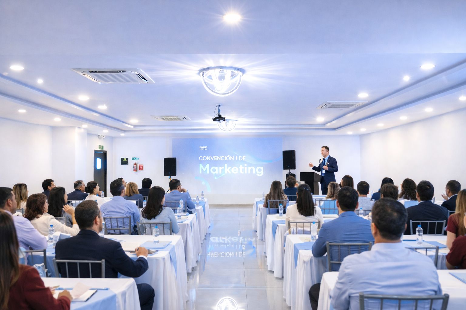 Salón para reuniones y eventos corporativos en Navío Hotel Manta